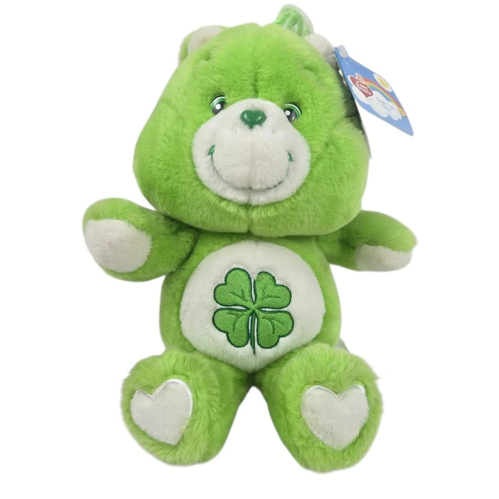 Care Bears Good Luck Bear 20th Anniversary Plush Green 14